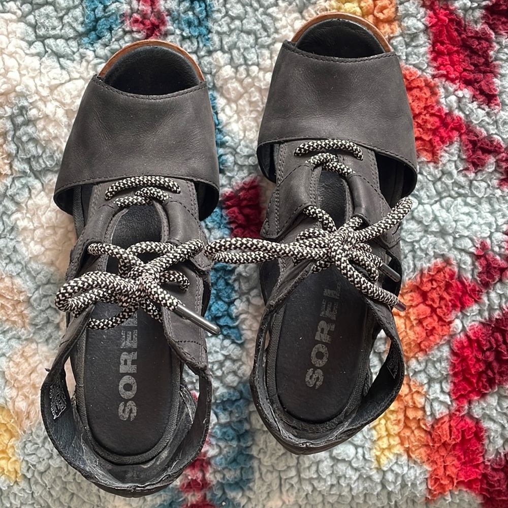 Sorel Joanie Lace Wedge Sandal